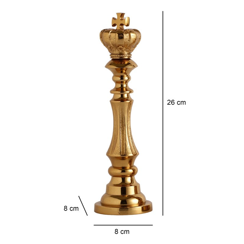Victoris King Chess Piece- Gold media 7