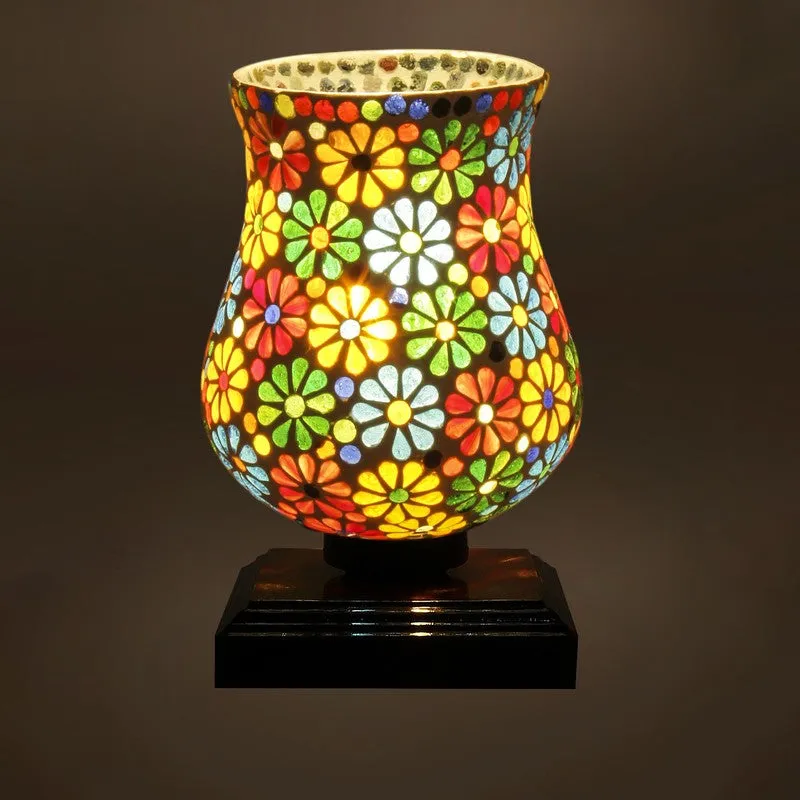 Lumique Mosaic Glass Table Lamp - Multicolor media 7