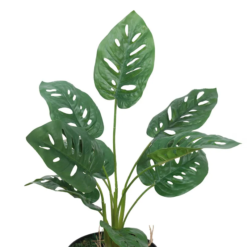 Vivid Verdancy Artificial Plant With Black Plastic Pot media 6