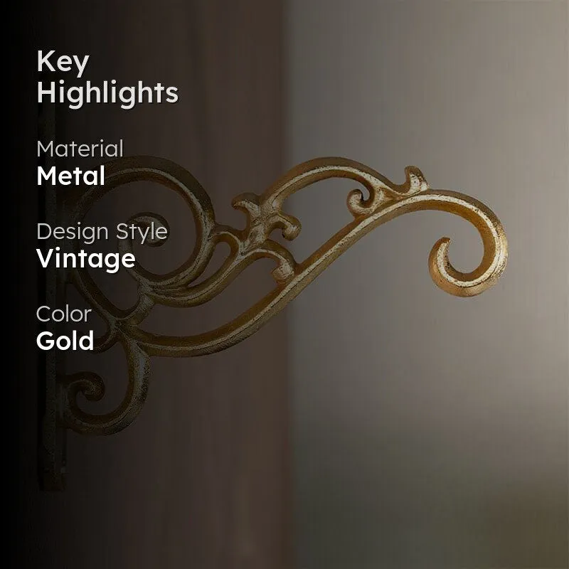 Zabini Wall Bracket (Gold) - Set Of Four media 2