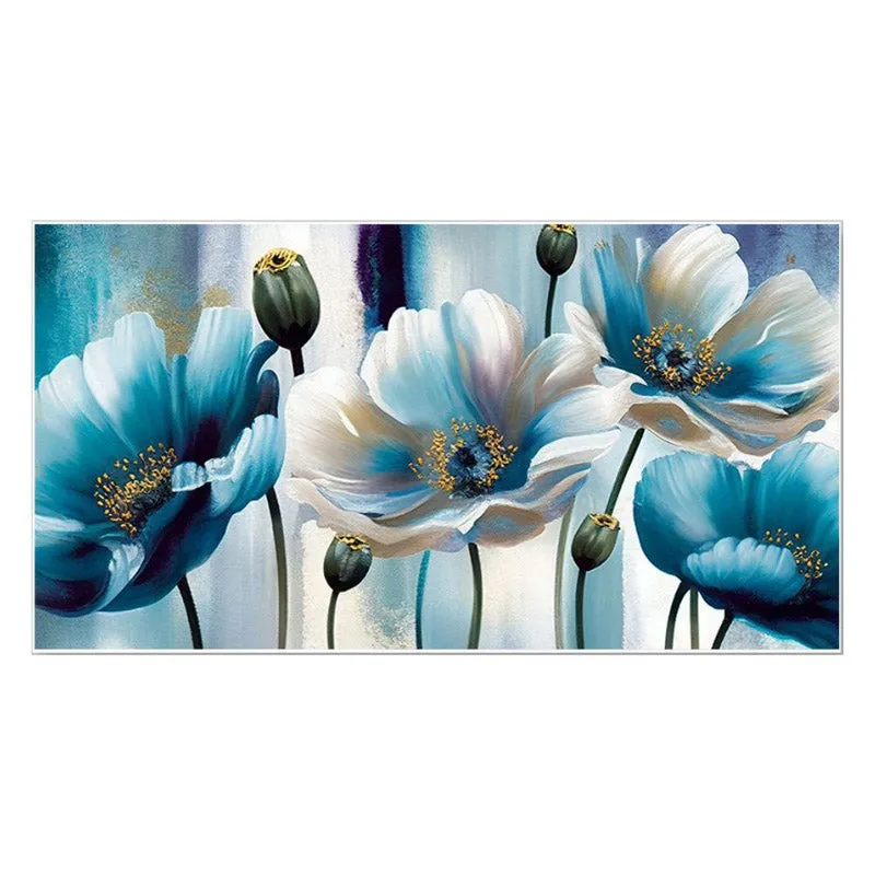 Oceana Petals Floral Canvas Wall Painting media 4