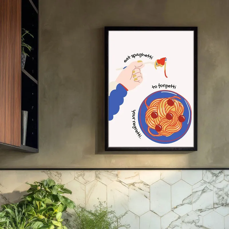 Feast & Flavor Archival Canvas Wall Art - Black media 3
