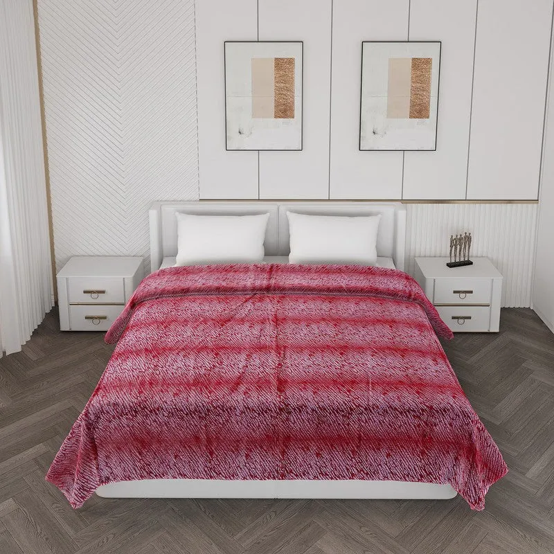 Monte Carlo Azure Dreamscape Blanket (Red) - 850 GSM media 3