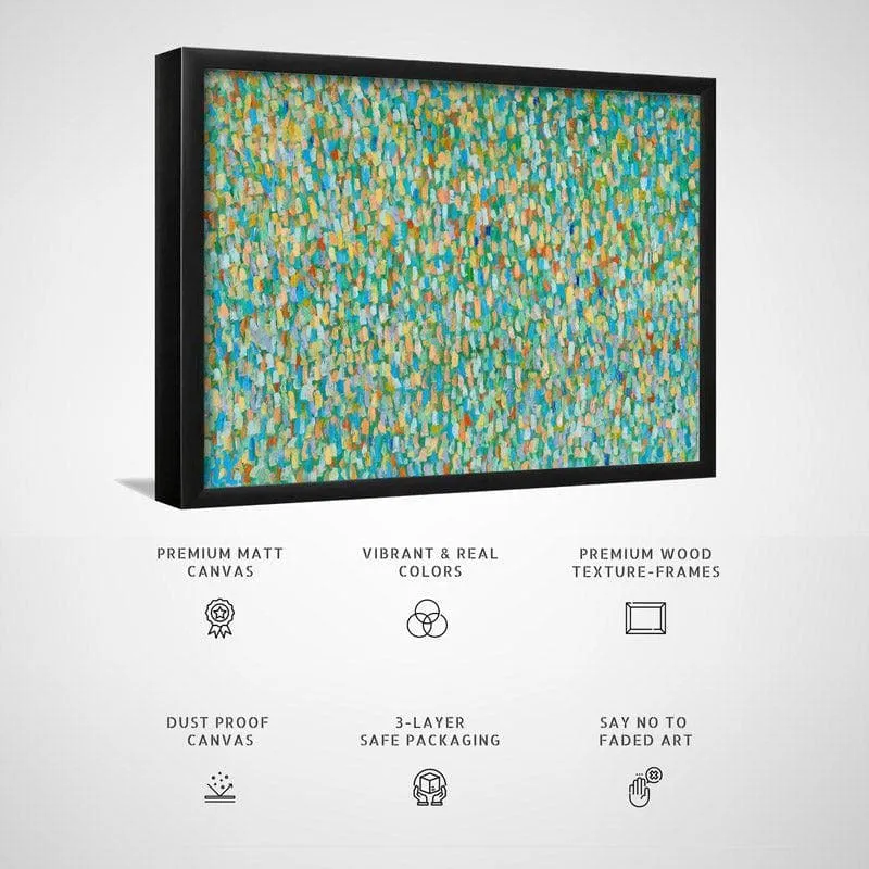Colours Of A Song Canvas Wall Painting - Black Frame media 5