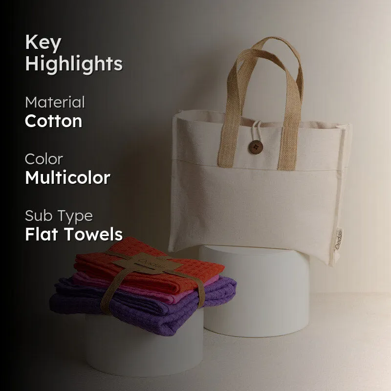 Chroma Bright Towel Set & Tote Bag - Four Piece Set media 2