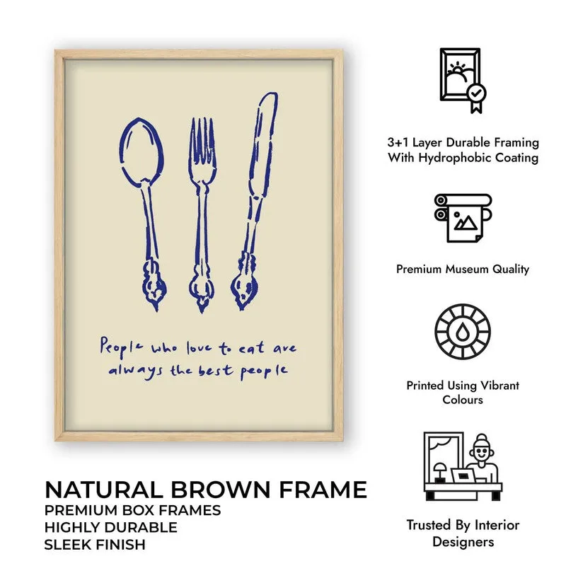 MonoCutlery Archival Canvas Wall Art - Brown media 12