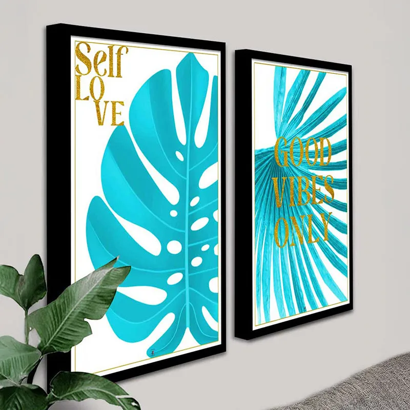 Blue Fronts Wall Art - Set Of Two media 4