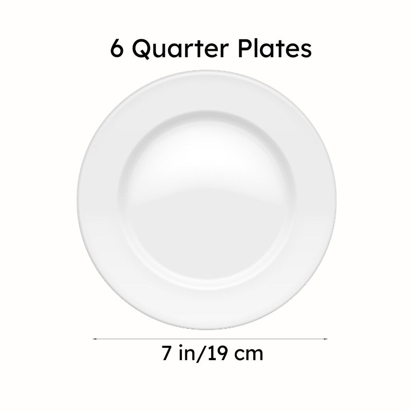 Mintora Pink Ceramic Quarter Plates - Set Of Six media 8