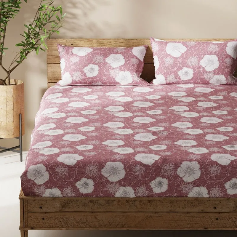 Gryvon Bedsheet (Maroon) - 115 GSM media 4