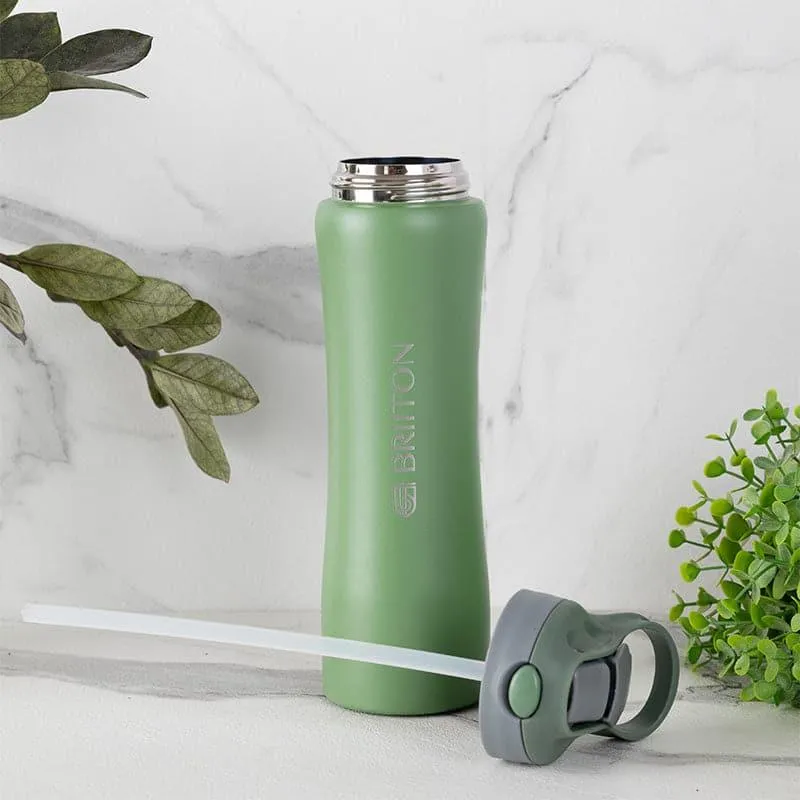 Handy Quench Hot & Cold Thermos Water Bottle (Green) - 750 mL media 3