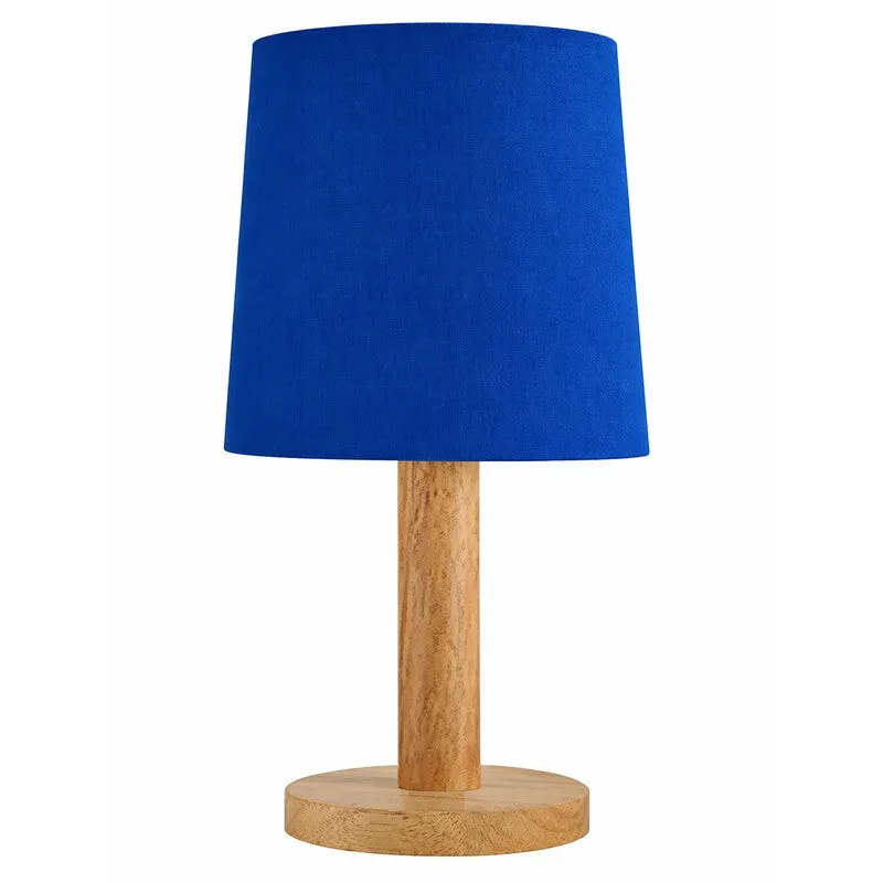 SolidGlow Wooden Table Lamp - Blue media 7