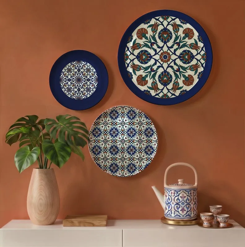 Jaipur Charm Metal Wall Plates - Set of Three media 3