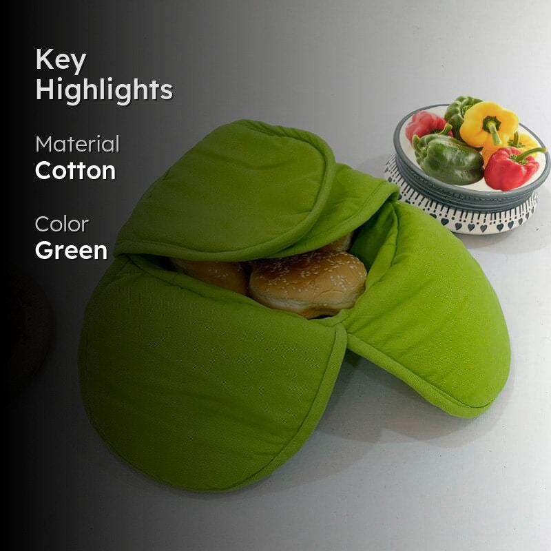 Swayam Verga Bread Basket - Green media 2