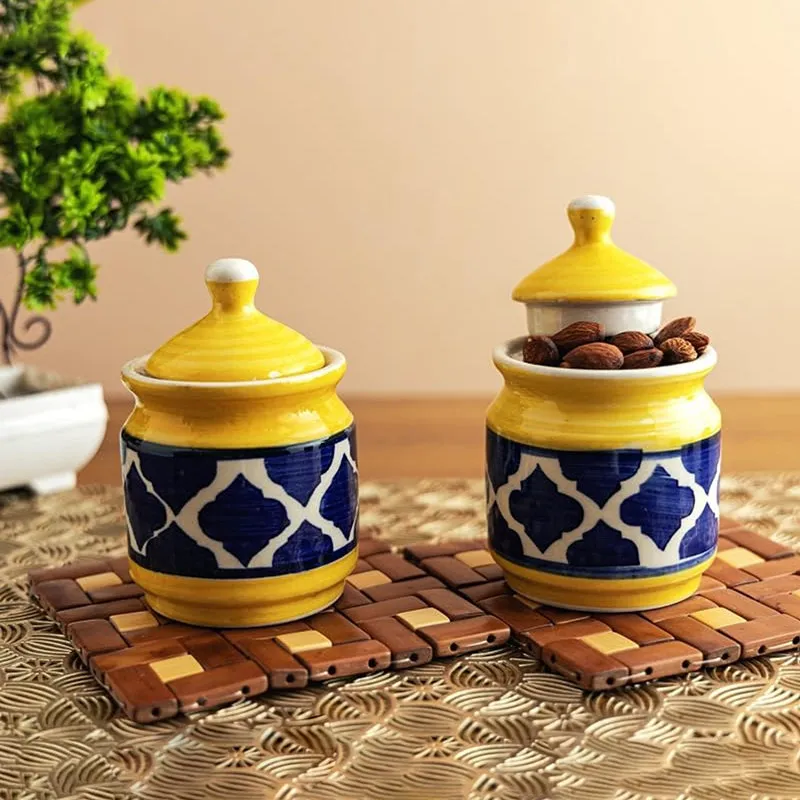 Mediterra Ceramic Jar (200 mL) - Set Of Two media 6