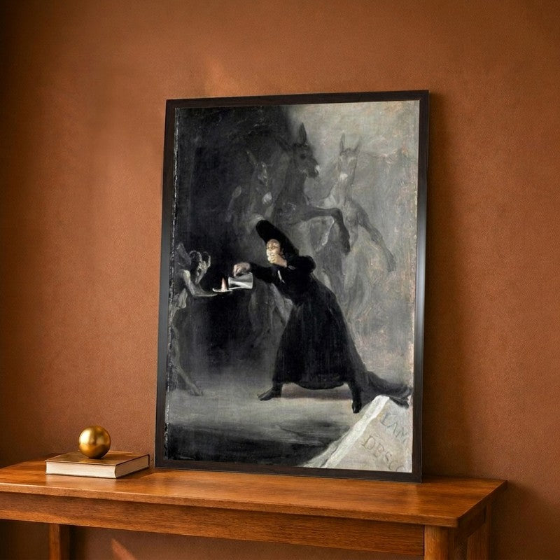 Goya Bewitched, 1798 Canvas Wall Painting - 9 x 12 Inches