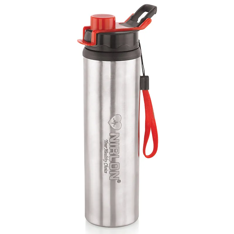 Solene Stainless Steel Water Bottle (Orange) - 900 mL media 1