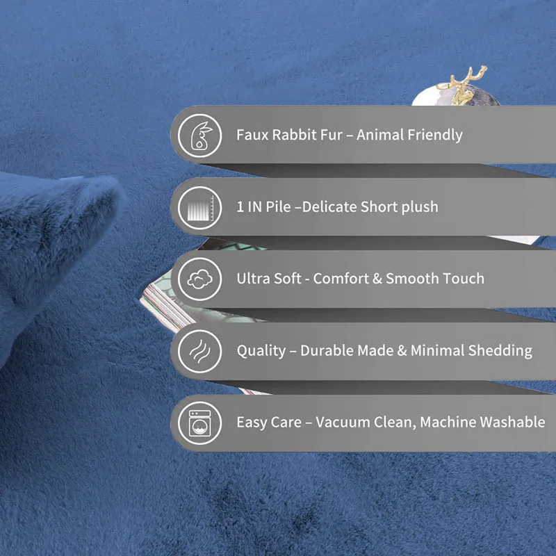 Dry Stride Microfiber Bath Mat - Blue media 5