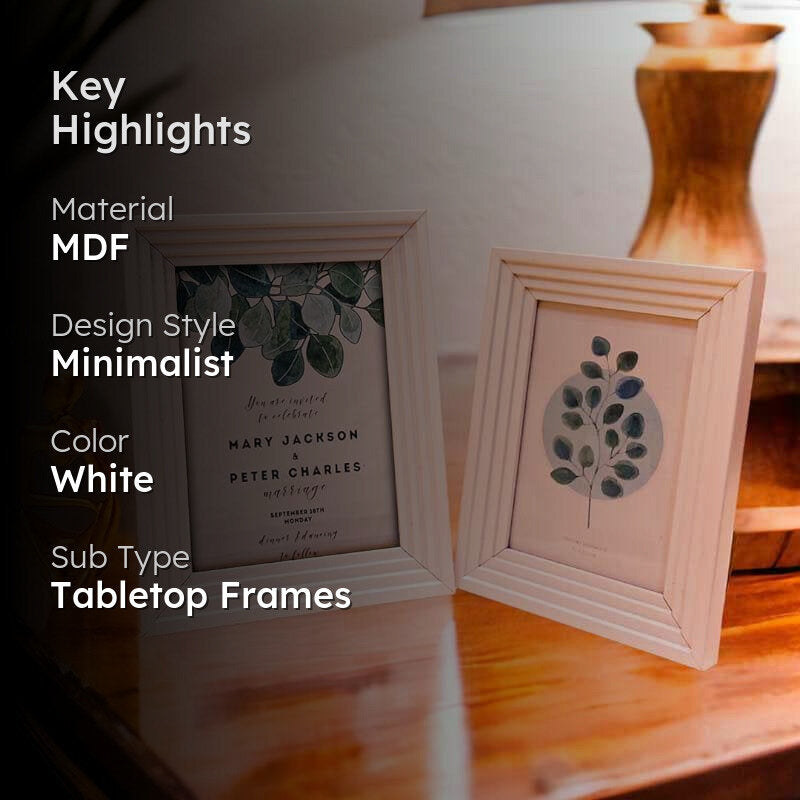 Frame Folly Table Photo Frame - Set Of Two media 2
