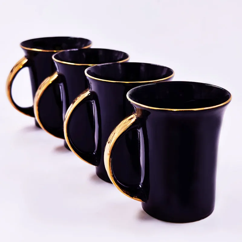 Dax Bone China Coffee Mug (250 mL Each) - Set of Four media 1