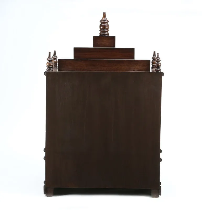 Devotion Space Teak Wood Mandir media 6