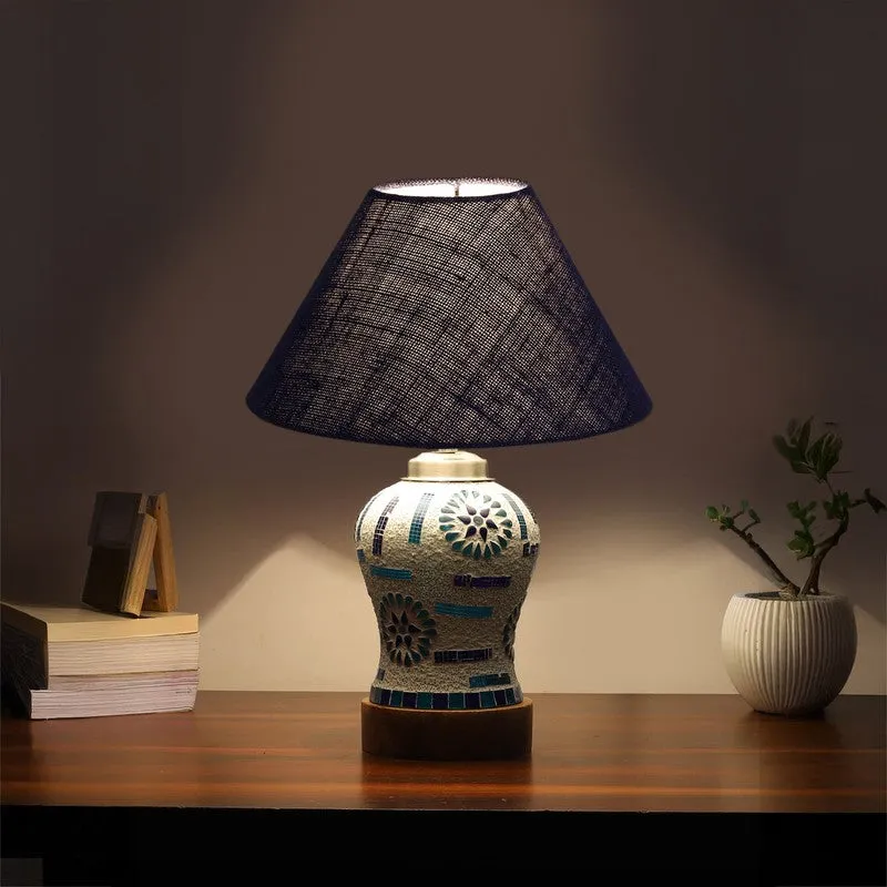 Baskara Wooden Table Lamp - Multicolor media 1