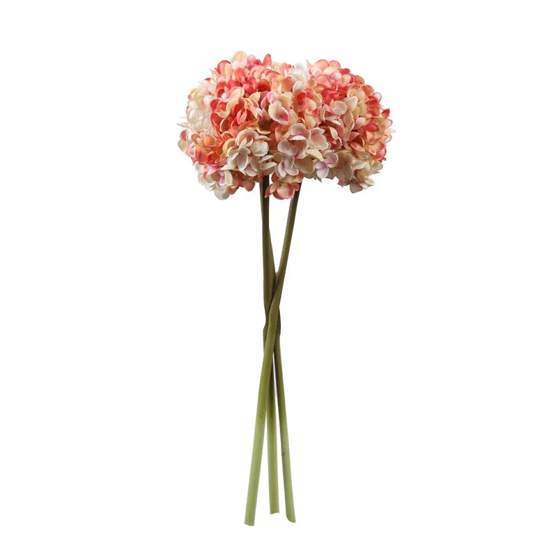 Artificial Realistic Hydrangea Flower Stick (Purple) - Set Of Three media 3