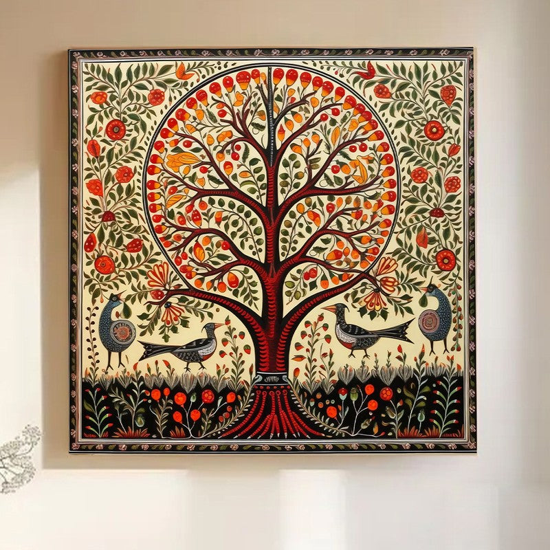 Madhubhani Nature Wall Art media 5