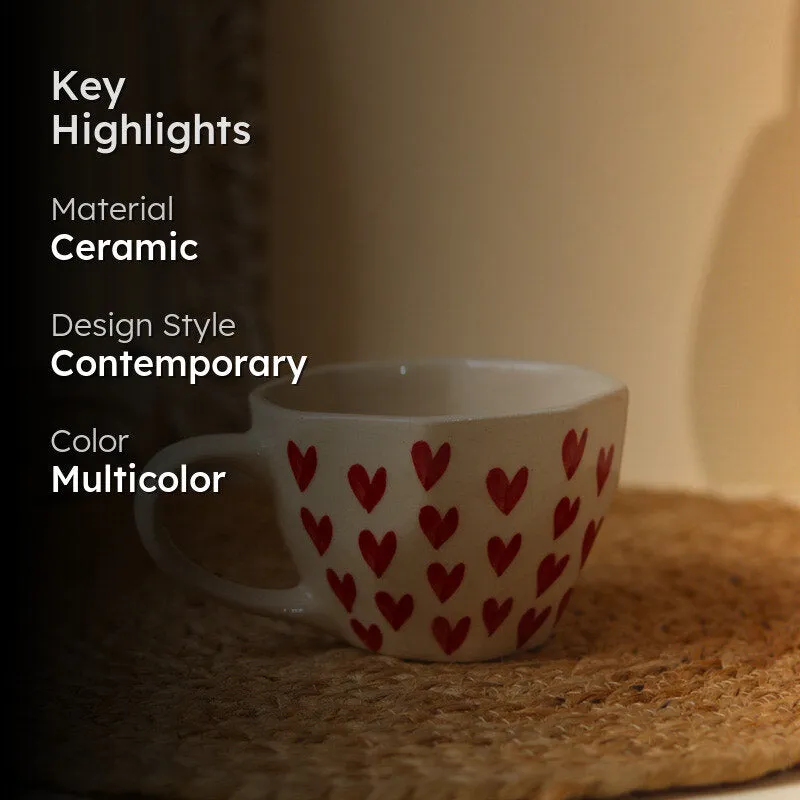 Halepa Ceramic Tea Cup (200 mL Each) - Set of Six media 2