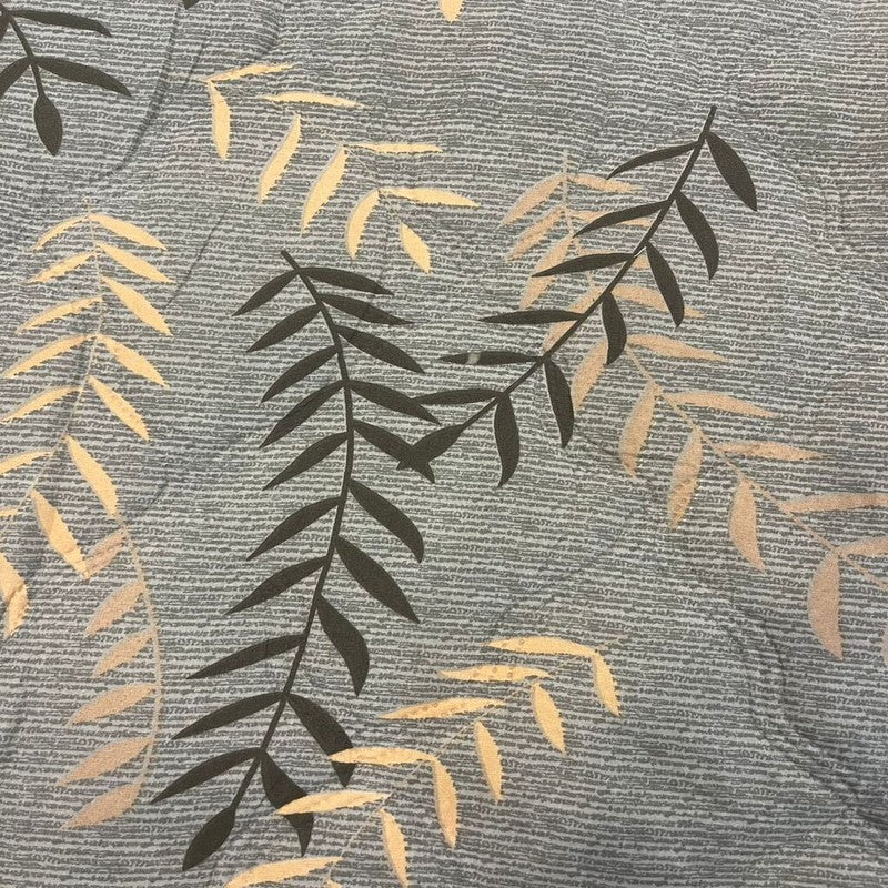 Florinex Floral Cotton Comforter (Dark Grey) - 300 GSM media 6