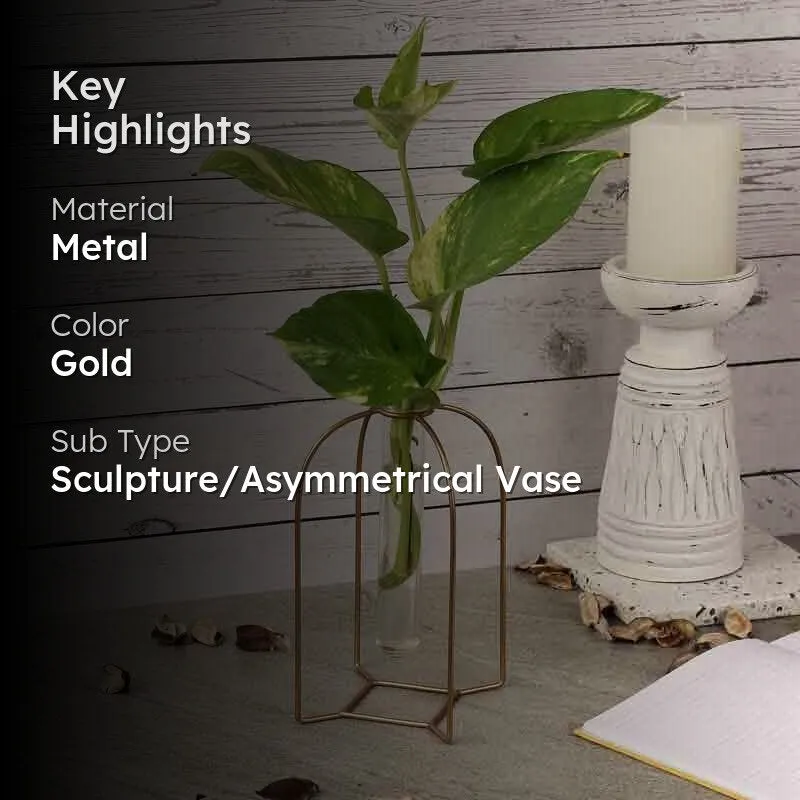 Zenith Testube Planter - Gold media 2