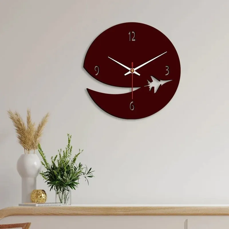 Sky Flyer Wooden Wall Clock media 3