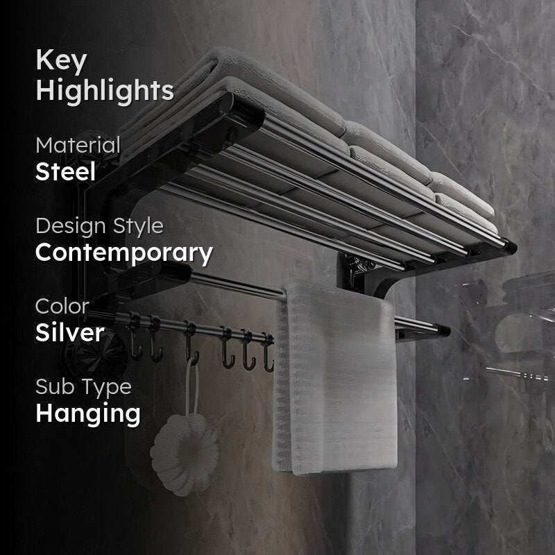 FlexHold Silver Steel Cloth Hanger media 2