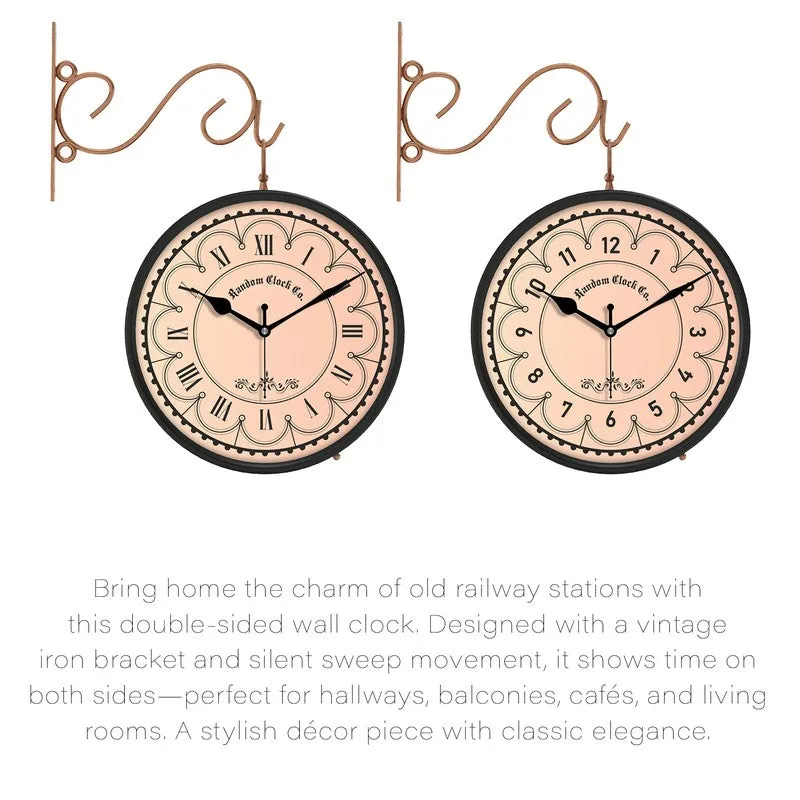 Brassford Double Sided Wall Clock media 5