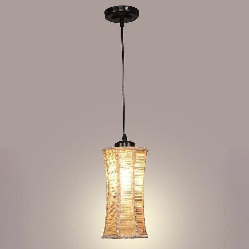 Vintage Bamboo Ceiling Lamp media 4