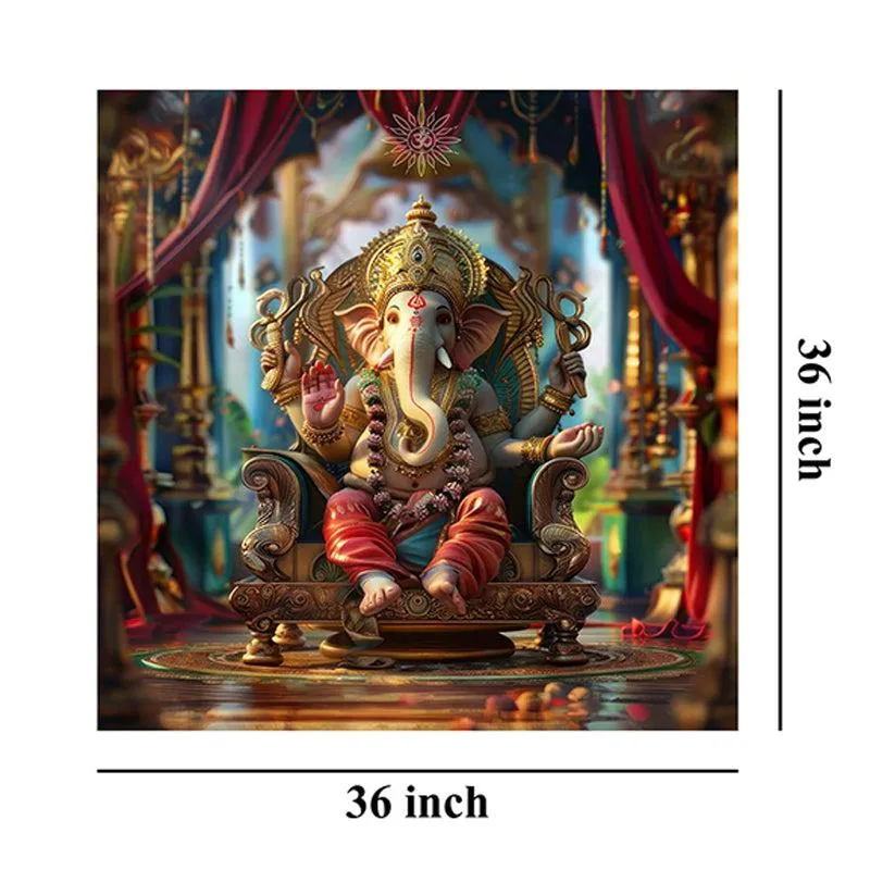 Vinayaka Poly Canvas Wall Painting media 9
