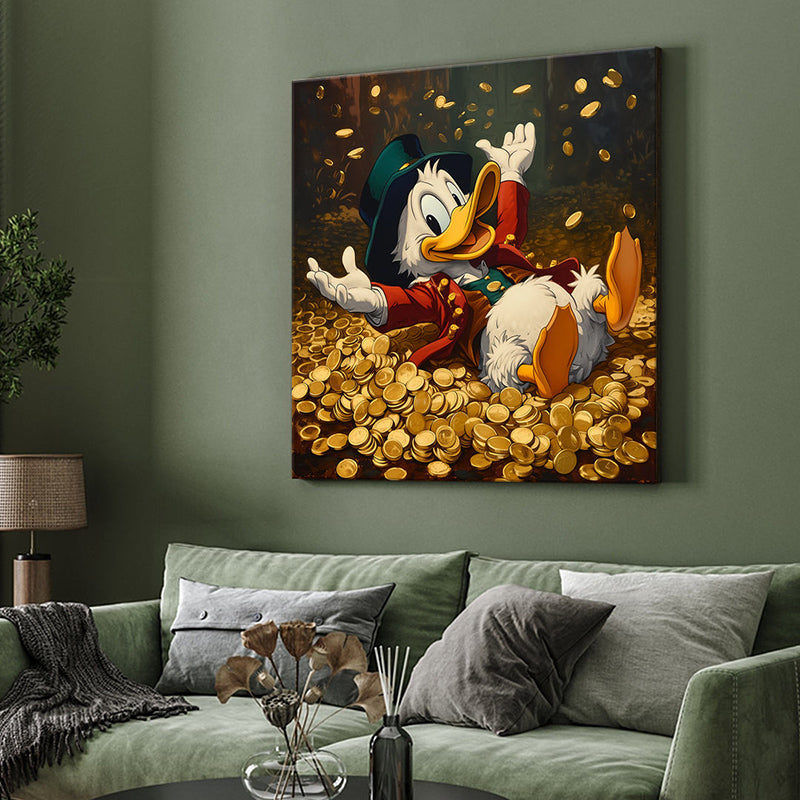 Scrooge McDuck Poly Canvas Wall Painting media 4