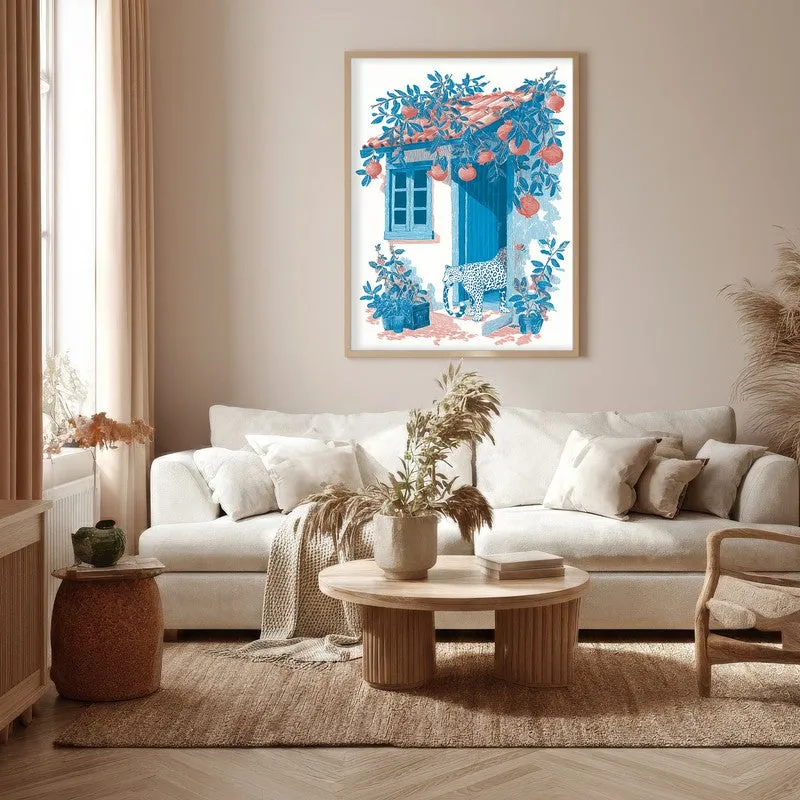 Orchard Whim Canvas Wall Painting - Brown Frame media 5