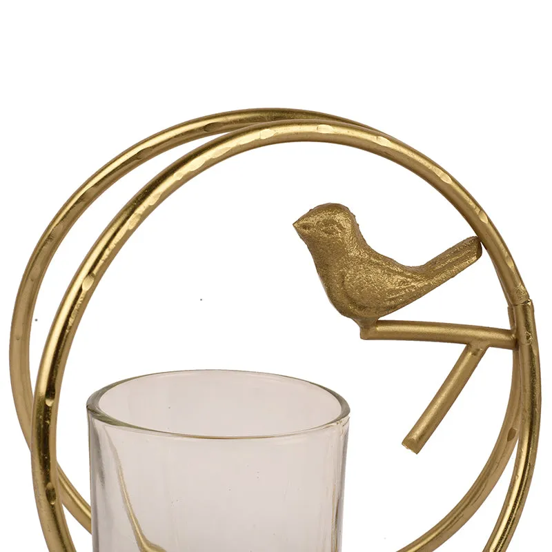 Bird In Frame Candle Holder media 3