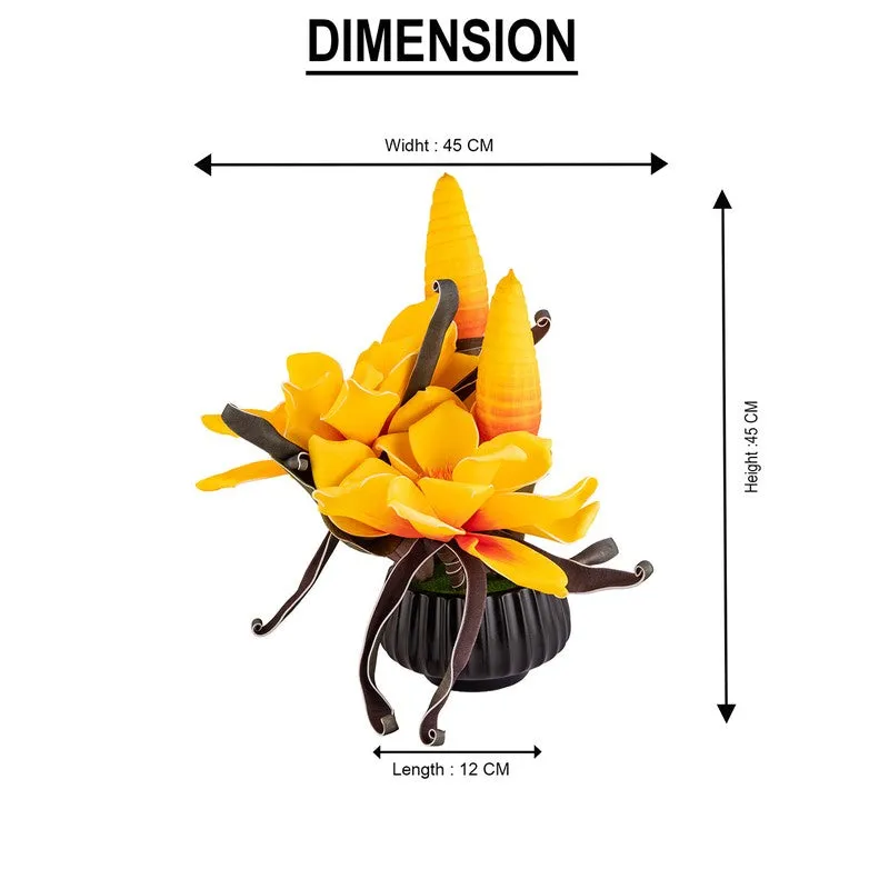 AarviDecor Golden Aura Foam Artificial Flowers media 10