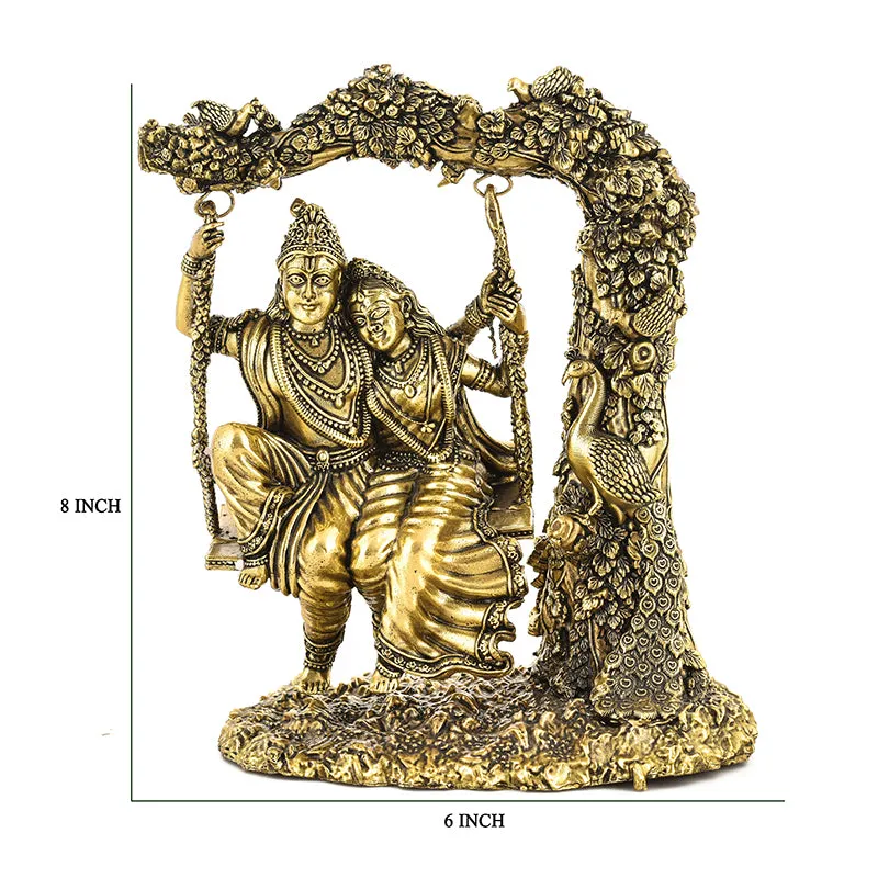Divine Vrindavana Krishna Brass Idol media 7