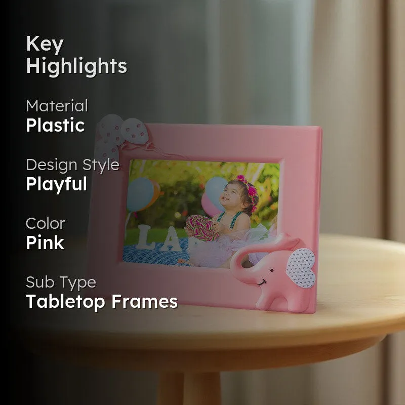 Baby Trunk Photo Frame - Pink media 2