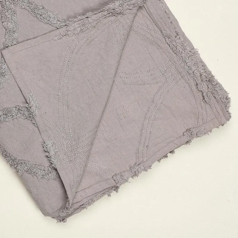 Marigo Cotton Throw - Beige media 5