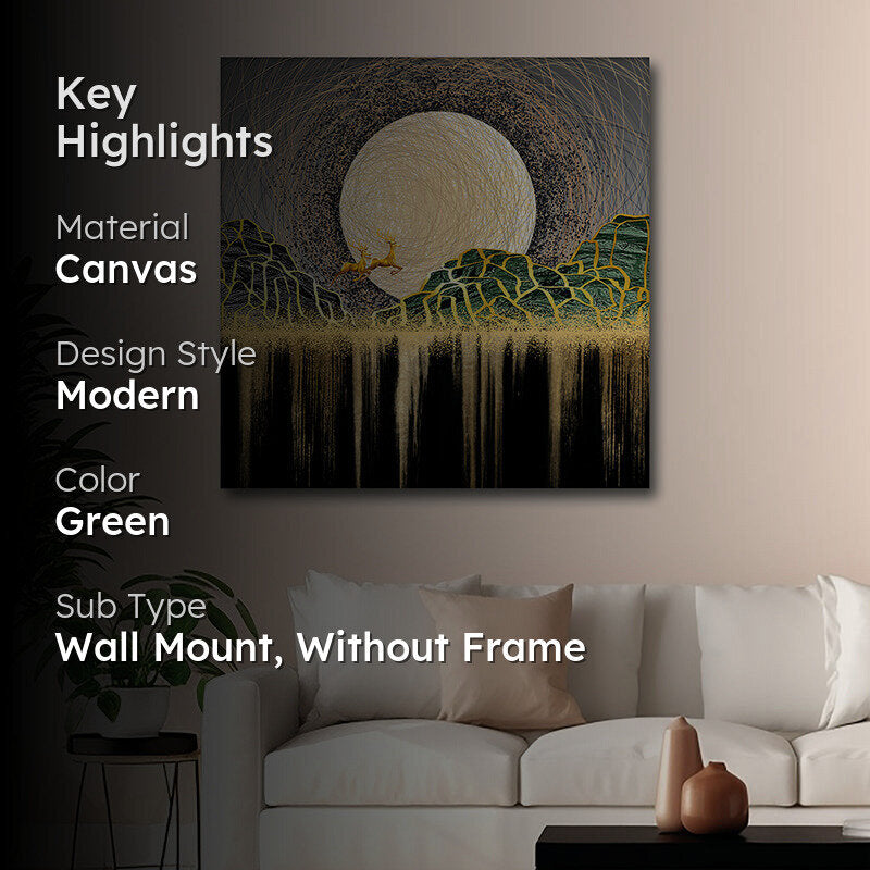 Leaping Stags Canvas Wall Art media 2