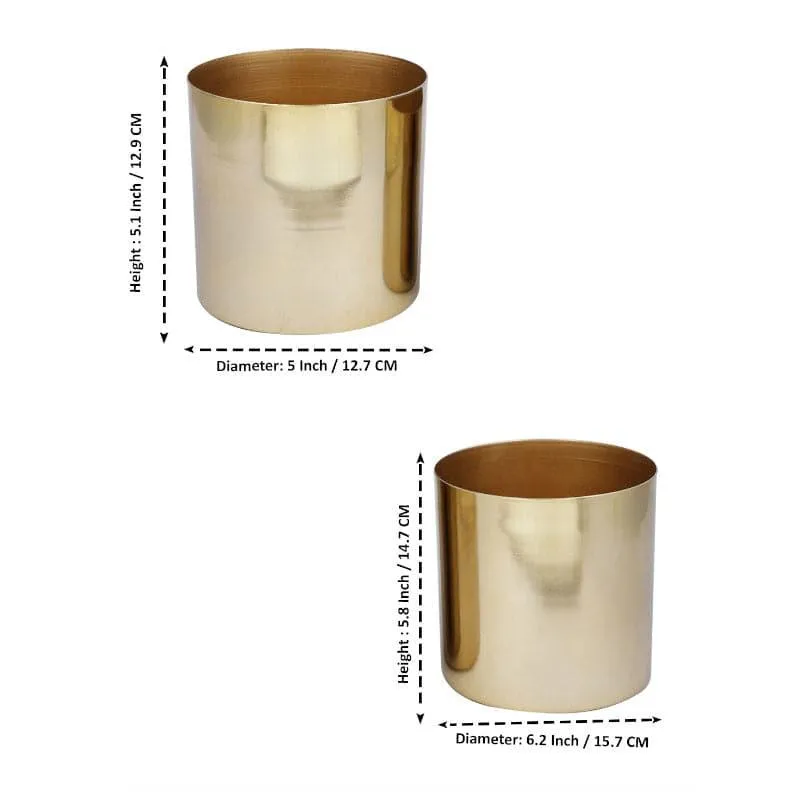 Kripo Metal Planter - Set Of Two media 4