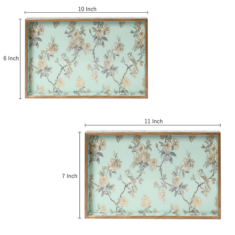 Mughal Mural Regal Serving Tray - Set Of Two media 5