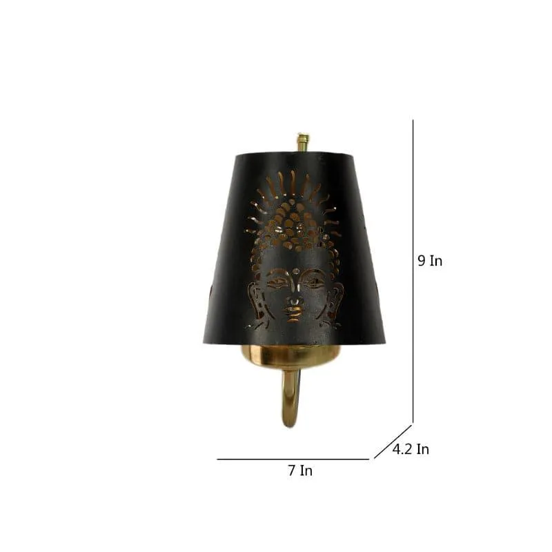 Galora Buddha Empire Metal Wall Lamp media 5