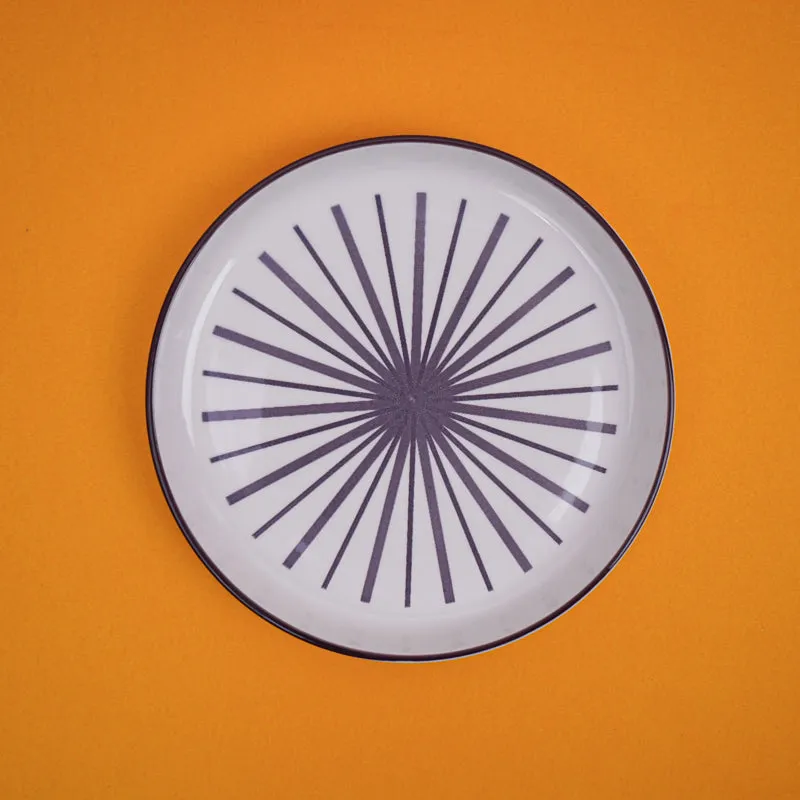 Mario Maroon Snack Plate - Set Of Two media 4