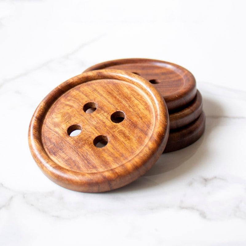 Button Coaster - Set Of Four media 4