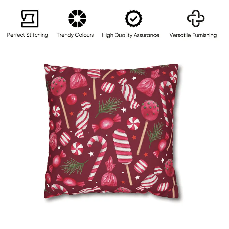 Yuletide Wonders Velvet Christmas Cushion Cover - Set Of Five media 4