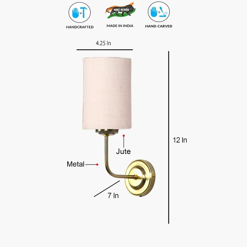 Lumoire Metal Wall Lamp - Gold,White media 8